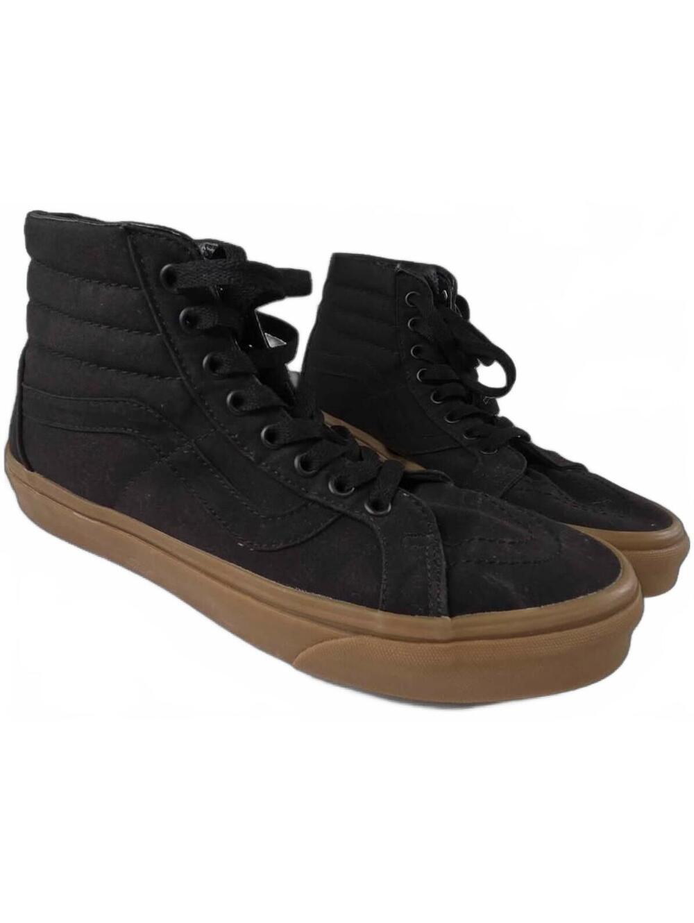 Vans Black High-Top shoe Sneakers Unisex Men's 8.5 10 Gum Sole